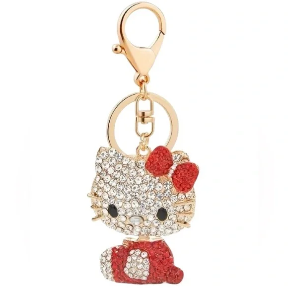 Hello Kitty Rhinestone Keychain - Picture 5 of 10